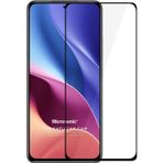 Microsonic Xiaomi Poco F3 Tam Kaplayan Temperli Siyah Cam Ekran Koruyucu