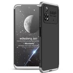 Microsonic Xiaomi Poco M4 Pro 4G Double Dip 360 Protective Siyah Gri Kılıf