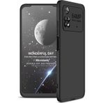 Microsonic Xiaomi Poco M4 Pro 4G Double Dip 360 Protective Siyah Kılıf