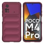 Microsonic Xiaomi Poco M4 Pro 4G için Kılıf Oslo Prime Bordo [Poco M4 Pro 4G ile Uyumlu Kılıf - Bordo]
