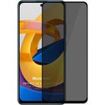 Microsonic Xiaomi Poco M4 Pro Privacy 5D Gizlilik Filtreli Siyah Cam Ekran Koruyucu
