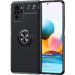 Microsonic Xiaomi Poco M5S Kickstand Ring Holder Siyah Kılıf