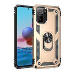 Microsonic Xiaomi Poco M5s Military Ring Holder Gold Kılıf