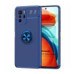 Microsonic Xiaomi Poco X3 GT Kickstand Ring Holder Lacivert Cep Telefonu Kılıfı
