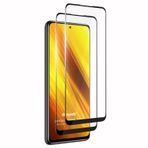 Microsonic Xiaomi Poco X3 NFC Crystal Seramik Nano Ekran Koruyucu Siyah (2 Adet) [Poco X3 NFC ile Uyumlu Ekran Koruyucu - Siyah]