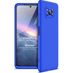 Microsonic Xiaomi Poco X3 NFC Double Dip 360 Protective Mavi Cep Telefonu Kılıfı