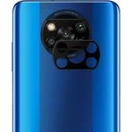 Microsonic Xiaomi Poco X3 Pro Uyumlu Kamera Lens Camı V2 Siyah Koruma