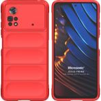 Microsonic Xiaomi Poco X4 Pro 5G Oslo Prime Kırmızı Cep Telefonu Kılıfı