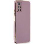 Microsonic Xiaomi Redmi 10 2022 Olive Plated Lila Kılıf