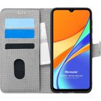 Microsonic Xiaomi Redmi 10A Fabric Book Wallet Gri Kılıf