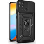 Microsonic Xiaomi Redmi 10C Impact Resistant Siyah Kılıf