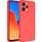 Microsonic Xiaomi Redmi 12 Groovy Soft Kırmızı Kılıf