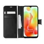 Microsonic Xiaomi Redmi 12C Delux Leather Wallet Siyah Kılıf