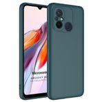 Microsonic Xiaomi Redmi 12C Groovy Soft Koyu Yeşil Kılıf