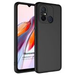 Microsonic Xiaomi Redmi 12C Groovy Soft Siyah Kılıf