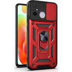 Microsonic Xiaomi Redmi 12C Impact Resistant Kırmızı Kılıf