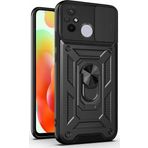 Microsonic Xiaomi Redmi 12C Impact Resistant Siyah Kılıf