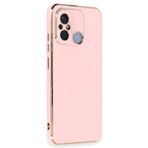 Microsonic Xiaomi Redmi 12C Olive Plated Pembe Kılıf