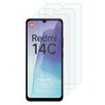Microsonic Xiaomi Redmi 14C Screen Protector Nano Glass Cam Ekran Koruyucu (3`lü Paket) [Redmi 14C ile Uyumlu Ekran Koruyucu - Şeffaf]
