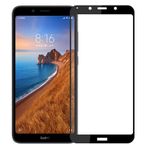 Microsonic Xiaomi Redmi 7A Tam Kaplayan Temperli Cam Ekran Koruyucu Siyah [Redmi 7A ile Uyumlu Ekran Koruyucu]