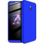 Microsonic Xiaomi Redmi 8A Double Dip 360 Protective Mavi Cep Telefonu Kılıfı