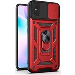 Microsonic Xiaomi Redmi 9A Impact Resistant Kırmızı Kılıf