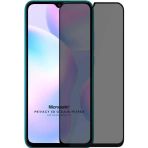 Microsonic Xiaomi Redmi 9A Privacy 5D Gizlilik Filtreli Siyah Cam Ekran Koruyucu