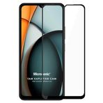 Microsonic Xiaomi Redmi A3 Tam Kaplayan Temperli Cam Ekran Koruyucu Siyah [Redmi A3 ile Uyumlu Ekran Koruyucu - Siyah]