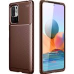 Microsonic Xiaomi Redmi Note 10 5G Legion Series Kahverengi Cep Telefonu Kılıfı