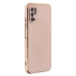 Microsonic Xiaomi Redmi Note 10 5G Olive Plated Pembe Cep Telefonu Kılıfı