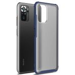 Microsonic Xiaomi Redmi Note 10 Frosted Frame Lacivert Kılıf