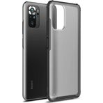Microsonic Xiaomi Redmi Note 10 Frosted Frame Siyah Kılıf