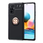 Microsonic Xiaomi Redmi Note 10 Kickstand Ring Holder Siyah Kılıf