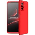 Microsonic Xiaomi Redmi Note 10 Pro Double Dip 360 Protective Kırmızı Cep Telefonu Kılıfı