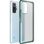 Microsonic Xiaomi Redmi Note 10 Pro Frosted Frame Yeşil Kılıf