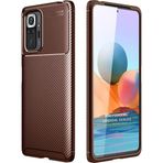 Microsonic Xiaomi Redmi Note 10 Pro Legion Series Kahverengi Cep Telefonu Kılıfı