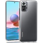 Microsonic Xiaomi Redmi Note 10 Pro Max Transparent Soft Beyaz Cep Telefonu Kılıfı