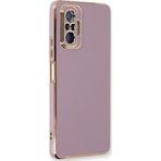 Microsonic Xiaomi Redmi Note 10 Pro Olive Plated Lila Kılıf