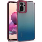 Microsonic Xiaomi Redmi Note 10S Bright Planet Kırmızı Cep Telefonu Kılıfı