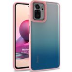 Microsonic Xiaomi Redmi Note 10S Bright Planet Rose Gold Cep Telefonu Kılıfı