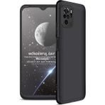 Microsonic Xiaomi Redmi Note 10S Double Dip 360 Protective Siyah Kılıf