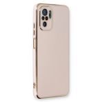 Microsonic Xiaomi Redmi Note 10S Olive Plated Pembe Cep Telefonu Kılıfı