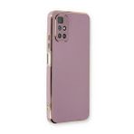 Microsonic Xiaomi Redmi Note 11 4G Olive Plated Lila Kılıf