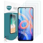 Microsonic Xiaomi Redmi Note 11 Ekran Koruyucu Nano Cam (3`lü Paket) [Redmi Note 11 4G ile Uyumlu Ekran Koruyucu]