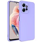 Microsonic Xiaomi Redmi Note 12 4G Groovy Soft Lila Cep Telefonu Kılıfı