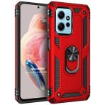 Microsonic Xiaomi Redmi Note 12 4G Military Ring Holder Kırmızı Cep Telefonu Kılıfı