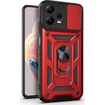 Microsonic Xiaomi Redmi Note 12 Impact Resistant Kırmızı Cep Telefonu Kılıfı