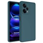 Microsonic Xiaomi Redmi Note 12 Pro+ 5G için Kılıf Groovy Soft Koyu Yeşil [Redmi Note 12 Pro+ 5G ile Uyumlu Kılıf - Koyu Yeşil]