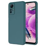 Microsonic Xiaomi Redmi Note 12S için Kılıf Groovy Soft Koyu Yeşil [Redmi Note 12S ile Uyumlu Kılıf - Koyu Yeşil]