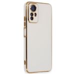 Microsonic Xiaomi Redmi Note 12S için Kılıf Olive Plated Beyaz [Redmi Note 12S ile Uyumlu Kılıf - Beyaz]